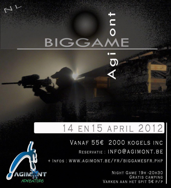 Big Game @ Agimont Adventure, 14-15 april 2012.